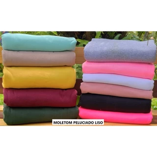 5 Kg Moletom peluciado liso - Retalhos