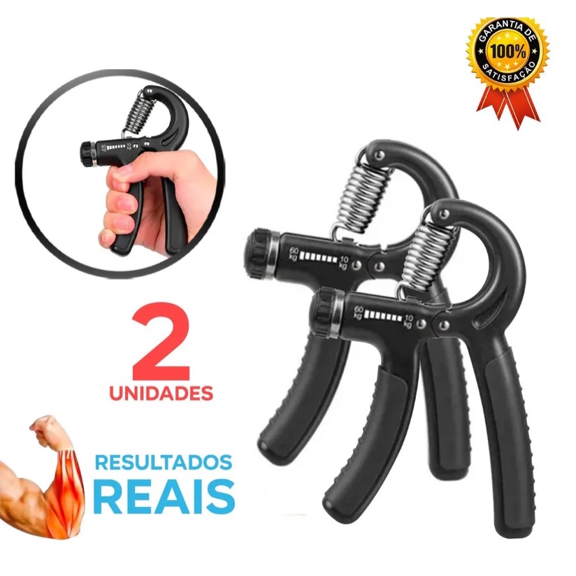 Hand Grip 5 A 60kg Treinar Músculos Fortes Handgrip Mola