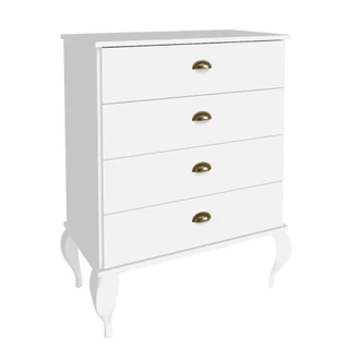 Cômoda Movelbento Clássica 4 Gavetas MDP 70cm