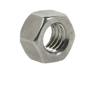 Kit 50 X Porca Sextavada Din 934 - M6 - 1,00 - Inox