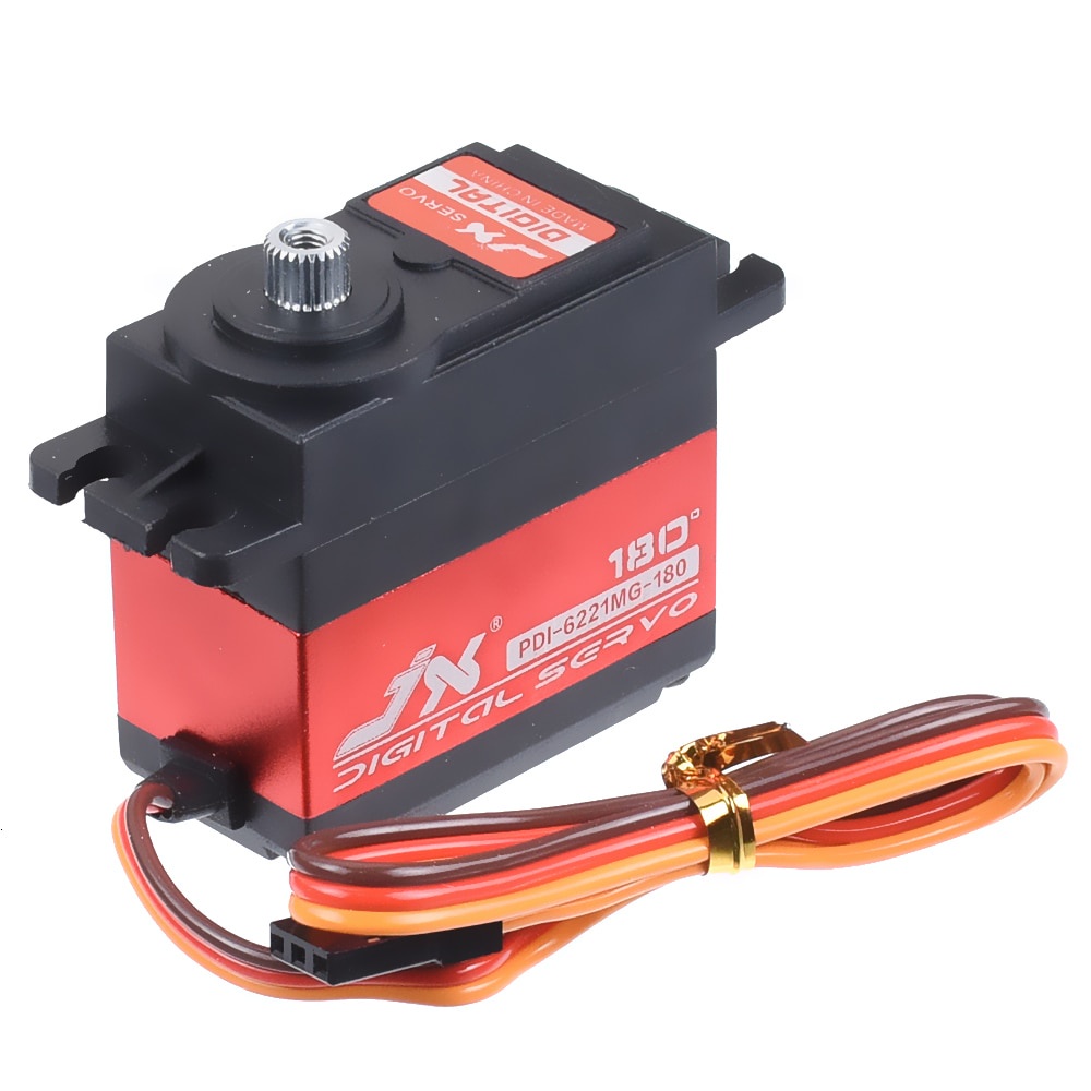 Servo JX 6221MG Metal Gear 20kg 180 Graus Digital Shopee Brasil