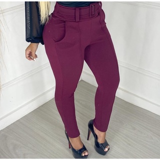 Calça de hot sale malha crepe