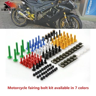 Motocicleta CNC Carenagem Pára-Brisa Corpo Parafusos De Trabalho Porcas kit Para SUZUKI GSX-R R600 750 1000 250R Katana 