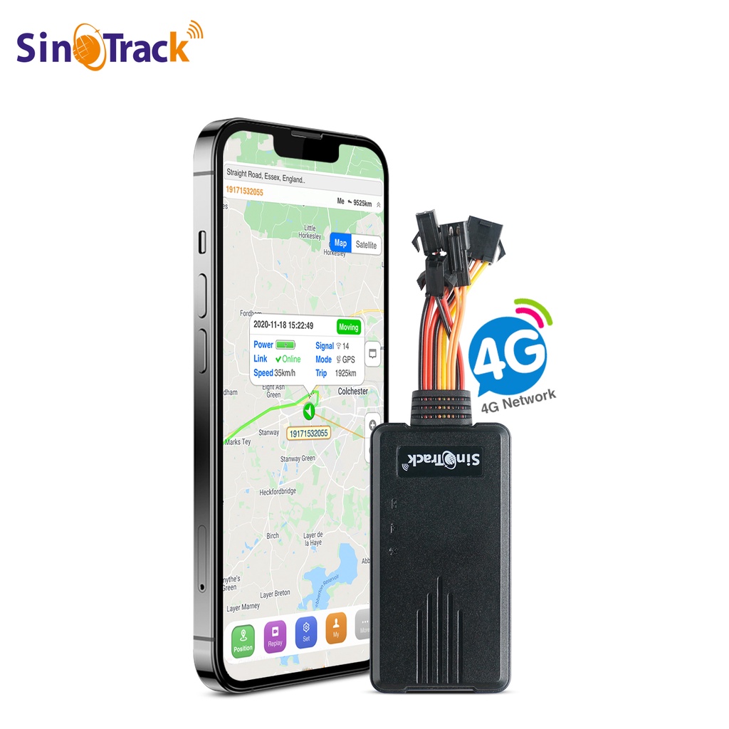 4G ST-906L Rastreador GPS De Bateria Embutida Para Veículos De Motocicleta Corte De Energia Elétrica A Óleo Monitoramento De Voz E software De Rastreamento online