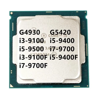 G4930 G5420 i3-9100 i5-9400 i5-9500 i7-9700 i3-9100F i5-9400F i7-9700F CPU Processador LGA 1151