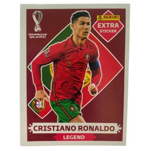 2 Figurinhas Legend Bordo- Mbappé e Cristiano Ronaldo- Originais+40  Figurinhas Sortidas de Brinde | Item de Papelaria Panini Nunca Usado  77022002 