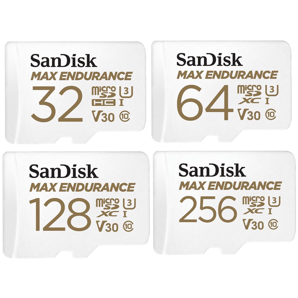 Cartão De Memória Flash Sandisk Micro SD Max Endurance (Sdsqvr