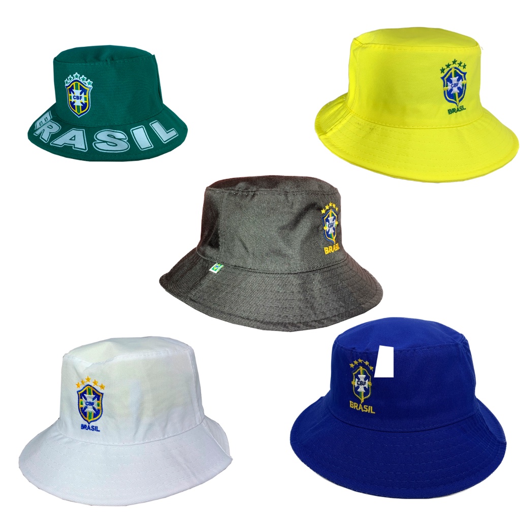 Brasil Chapeu Bucket CBF - Brazil Cap