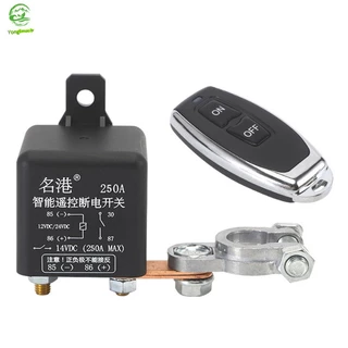 Interruptor De Bateria Universal De 12V 200A Para Carro Relé Controle Remoto Integrado Sem Fio Desconexão Do Isolador De Corte Chaves Mestrais