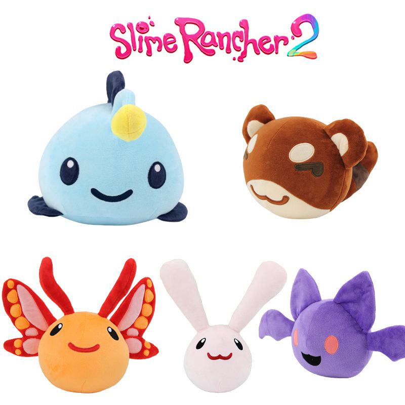 Slime Rancher brinquedos de pelúcia, Slime Rancher 2 brinquedos de pelúcia  em torno do Slime Rancher, adequado para fãs e crianças(5pcs,20 cm) :  : Brinquedos e Jogos