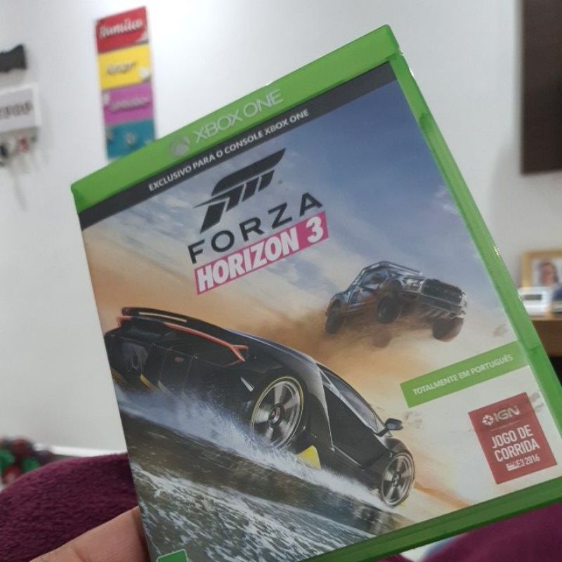 Forza Horizon 3 Xbox One Midia Fisica Original Seminova Encarte