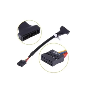 Cabo Adaptador Usb 3.0 19 Pinos M Para Usb 2.0 De 9 Pinos F