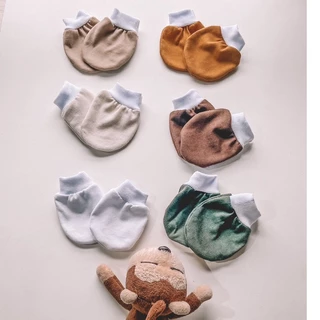 Kit 6 pares luva luvinha para bebê para recém nascido Bebê Infantil 100% Algodão. fabricação própria