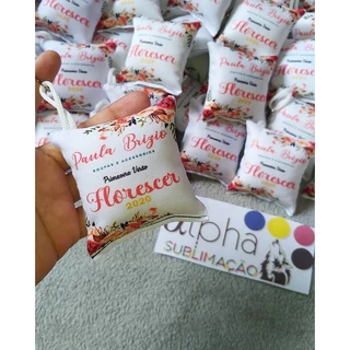 Kit Almochaveiros Chaveiro Almofada 6,50cm x 6,50cm personalizada em Oferta na Shopee