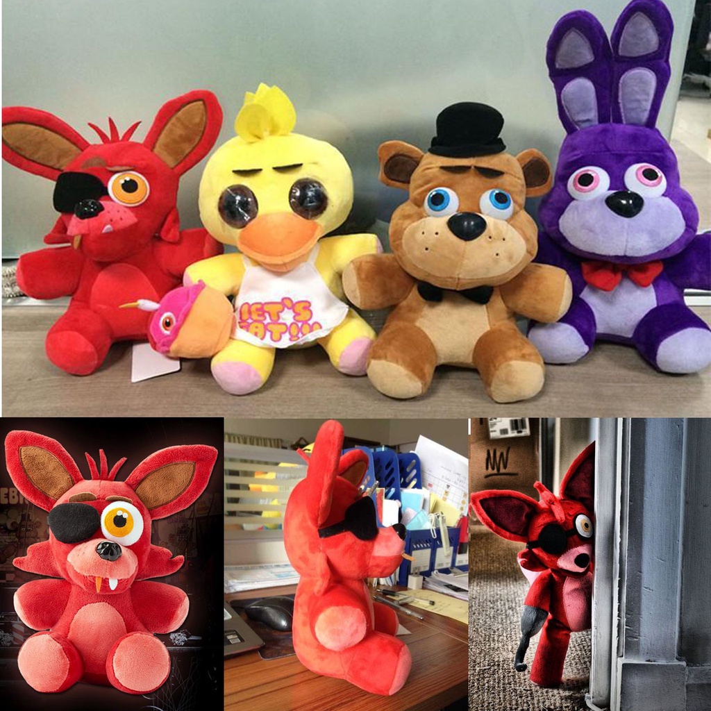 Cinco Noites No Freddy FNAF Horror Game Kid Plush Dolls Presente Brinquedo  Plushie - Corre Que Ta Baratinho