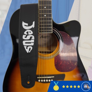 Correia Alça Para Violão, Guitarra e Baixo Basso Jesus Peixe Tipo Premium