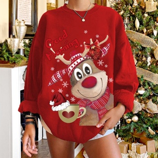 Plus Size Christmas Casual Sweatshirt Women's Plus Snowman - Temu