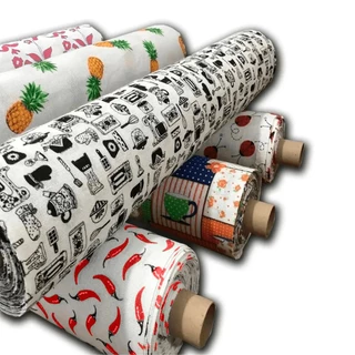Tecido Pano De Prato Prime Estampado - Rolo Com 5 Metros