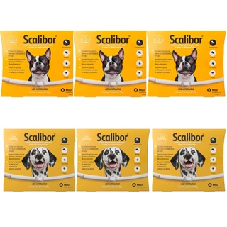 3 Coleiras Scalibor G 65cm 3 Scalibor P 48cm Leishmaniose MSD em Oferta na Shopee