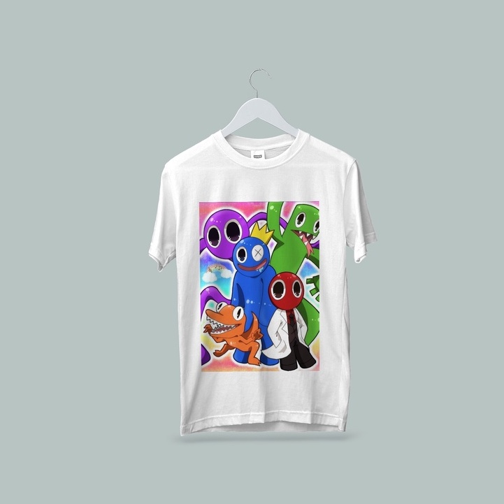 Camisa Camiseta Rainbow Friendes Copo Térmico + Kit Roblox no Shoptime