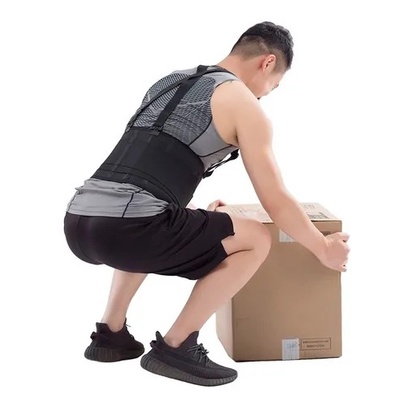 cinta de postura para coluna reforçada proteção Coluna lombar cinta de postura masculino lombar Abdomina masculina para coluna