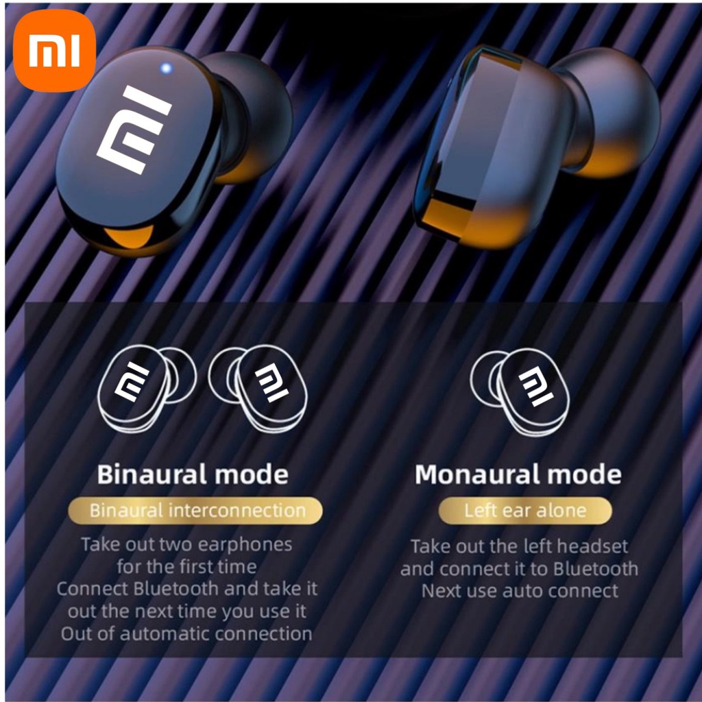 Auricolari originali Xiaomi G1 per G9S Wireless Bluetooth Redmi Airdots con annullamento del rumore stereo Test dell'acqua Microfono audio HiFi_voghion.com