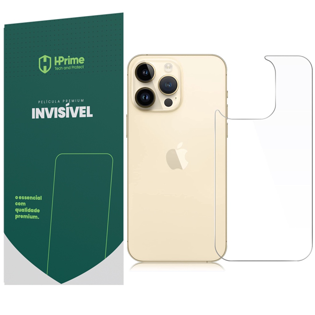 Película HPrime Traseira Invisível Para iPhone 14 Pro Max