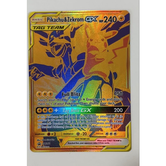 Pikachu e Zekrom-GX / Pikachu & Zekrom-GX (SM168/250), Busca de Cards