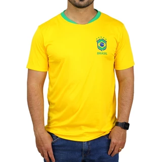 Camiseta Seleção Brasileira Copa do Mundo Plus Size Camisa Blusa Tamanhos Especiais