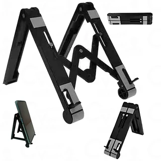 Suporte Apoio Compacto Articulado Portátil De Mesa Para Celular Tablet Notebook Home Office Top