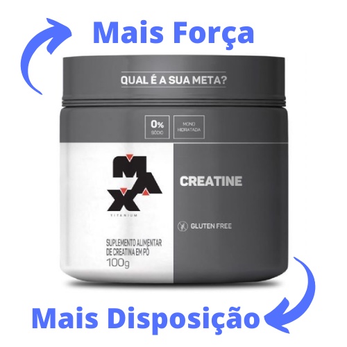 Creatina creatine monohidratada 100g – Max Titanium – Envio Rápido