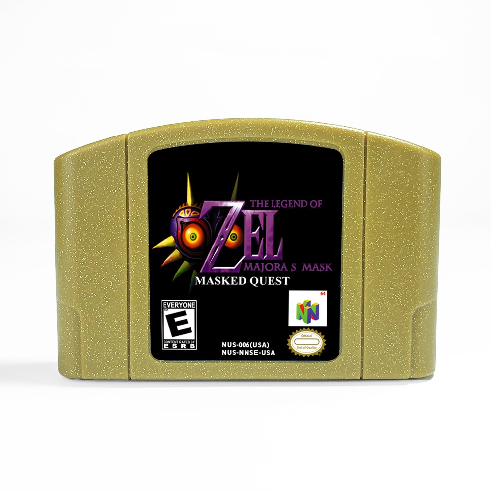 A Lenda De Zeldaed-Máscara Da Majora Ou Mascarada Quest 64 Bit Game Cartucho USA Versão NTSC Formato Para N64