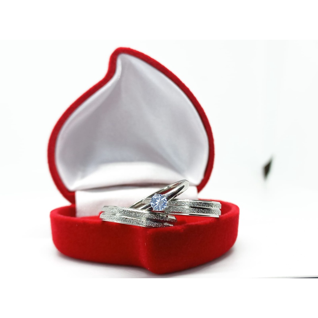 Imagem do produto Par de Aliança de Namoro Casamento Prata Brilhante Diamantada Canal Fina 4mm Aço 2