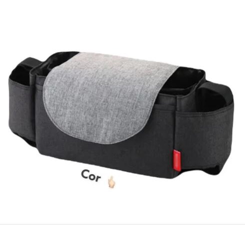 Bolsa Organizador Para Carrinho Bebê Porta Fralda Mamadeira