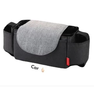 Bolsa Organizador Para Carrinho Bebê Porta Fralda Mamadeira