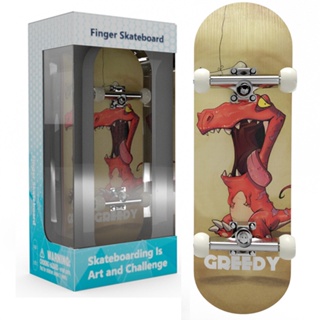 Skate De Dedo Profissional Fingerboard de madeira conjunto completo 5  camada bordo deck