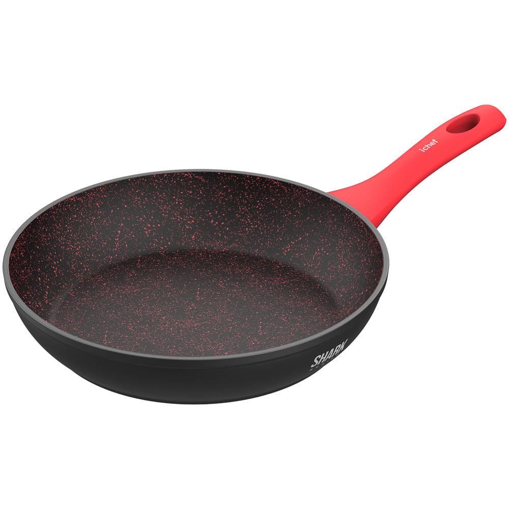 Panela Sauté Grand 24cm Ichef Home Vermelha Polishop Shark Series