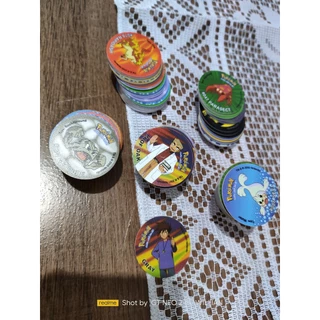 TAZOS POKEMON ELMA CHIPS COLEÇÃO ANTIGA *LEIA A DESCRIÇÃO ANTES DE FAZER A COMPRA,POR FAVOR*