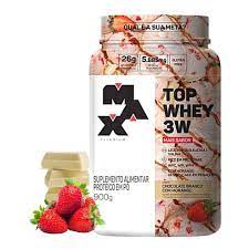 Top Whey 3W Mais Sabor Pote 900gr- Max Titanium