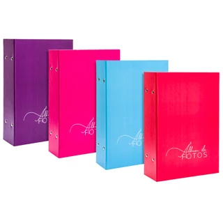 Album de 500 fotos 10x15 lisos varias cores lindas femininas ou masculinas plastificado fosco lindo em Oferta na Shopee