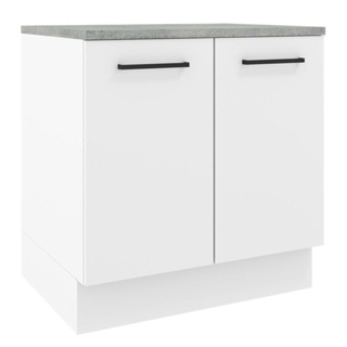 Balcão Madesa Agata 80 cm 2 Portas - Branco