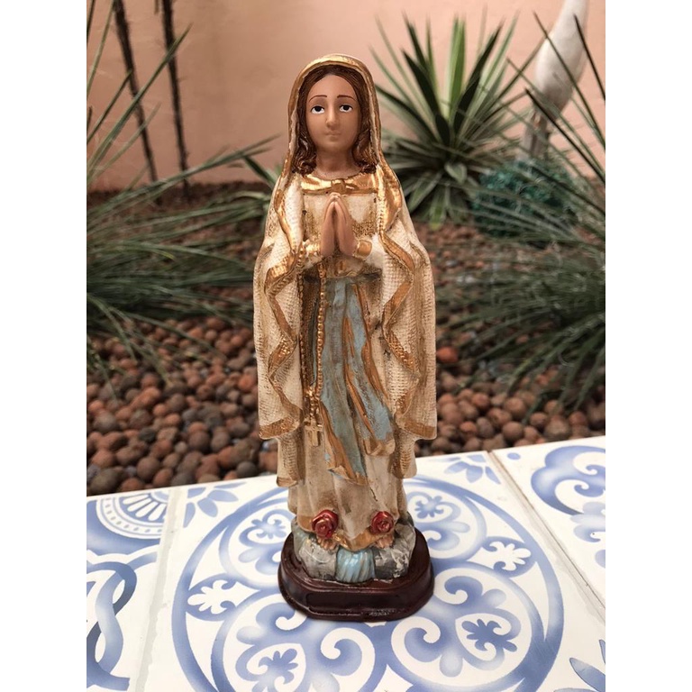 Imagem Religiosa Nossa Senhora de Lourdes 20cm
