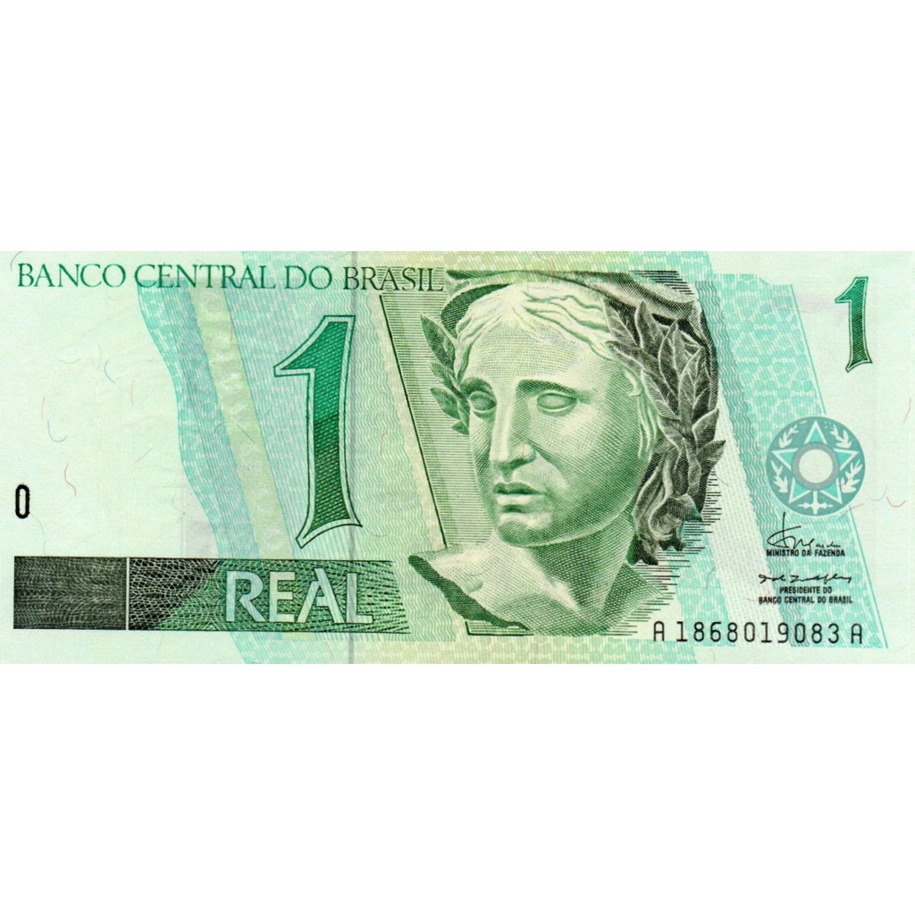 C241 - Cédula de 1 Real Chancela FHC | Shopee Brasil