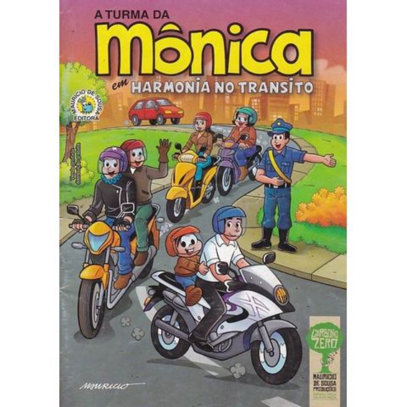 Gibi Turma Da Mônica Promocional - Harmonia No Trânsito - 2010