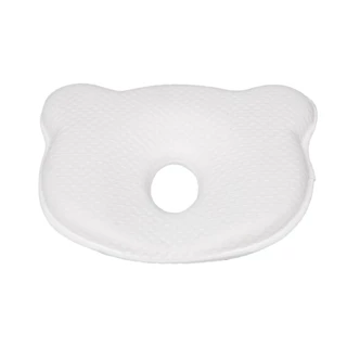 Travesseiro Para Bebê Anatômico Urso Branco Infantil Hipoalergênico 16149 Buba