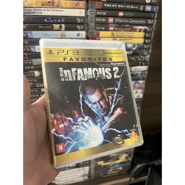 2 Jogos Ps3 Originais Infamous e Infamous 2