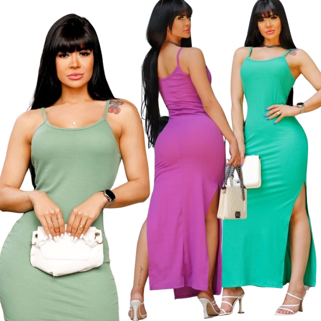 vestido-canelado-longo-com-fenda-lateral-de-alcinha-varias-cores-zero