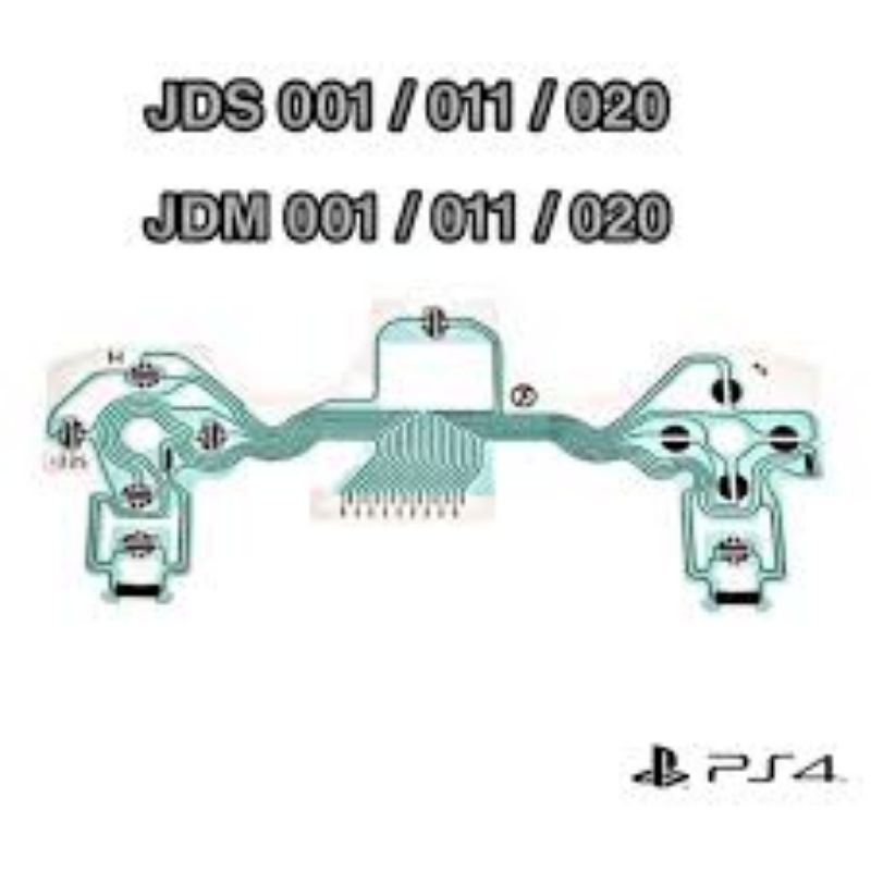 Película Condutiva Controle Ps4 Modelo Jds/jdm- 001/011 /020