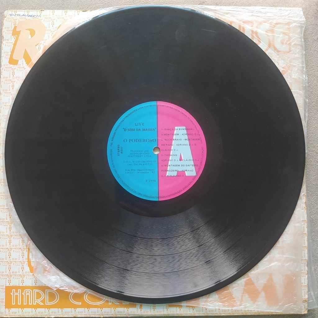 Lp Funk O Poderoso 1994 Som da Massa vinil Rap Montagem | Shopee Brasil