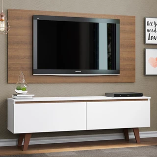 Rack Madesa Le Mans e Painel para TV até 55 Polegadas 2 Portas em Oferta na Shopee